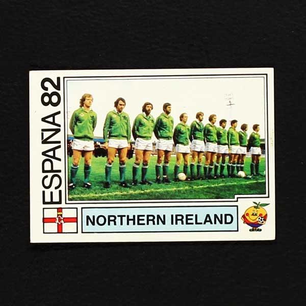 Espana 82 Nr. 329 Panini Sticker Northern Ireland Mannschaft