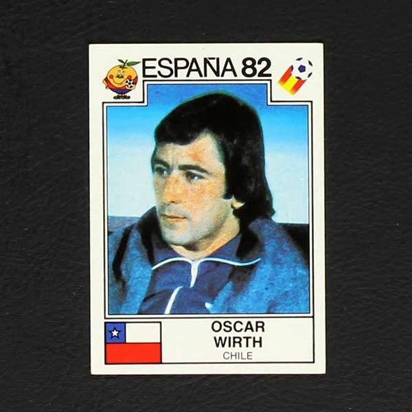 Espana 82 No. 163 Panini sticker Oscar Wirth