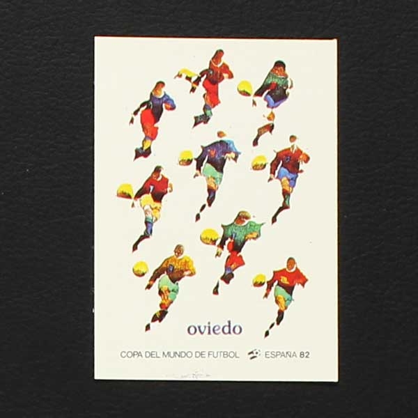 Espana 82 Nr. 017 Panini Sticker Oviedo Plakat