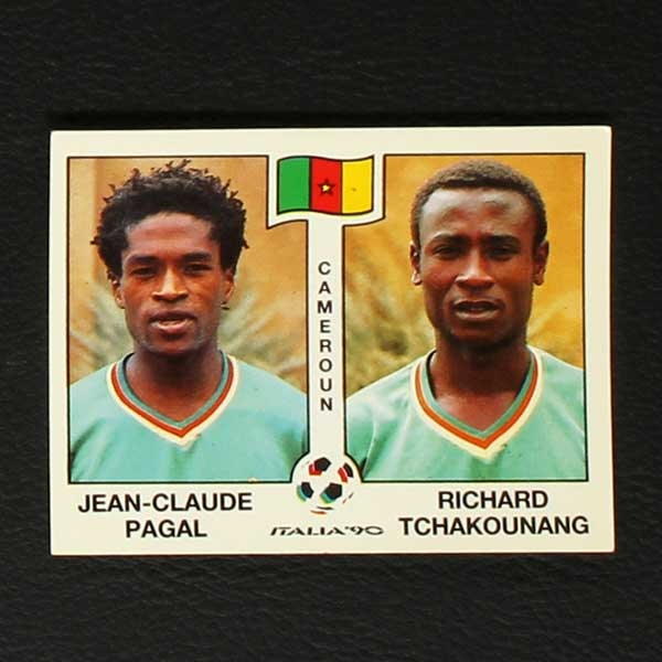 Italia 90 No. 176 Panini sticker Pagal - Tchakounang