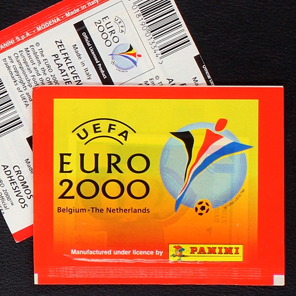 Euro 2000 Panini sticker bag - vertical version