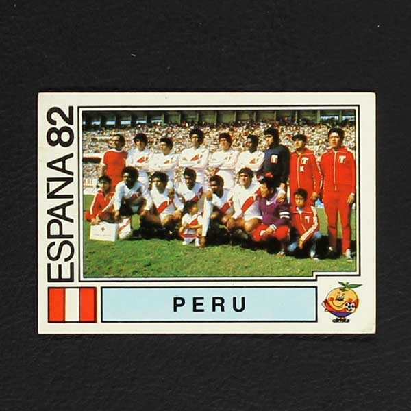 Espana 82 Nr. 073 Panini Sticker Peru Mannschaft