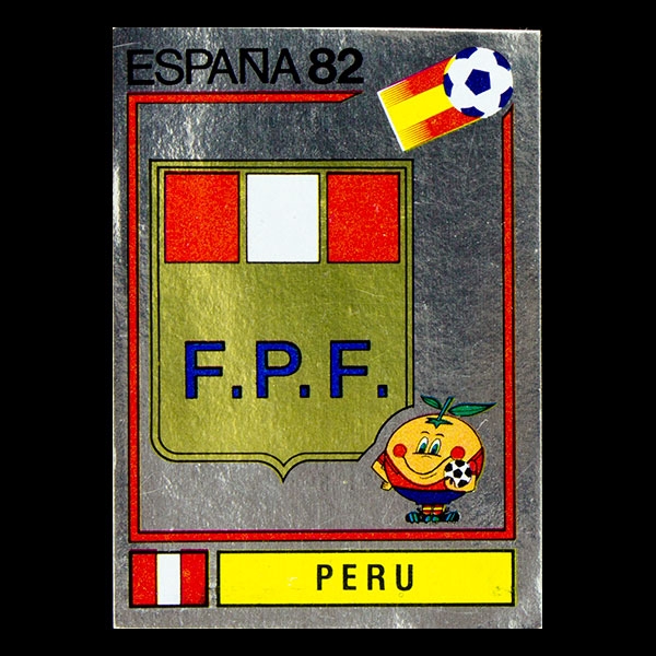 Espana 82 No. 072 Panini sticker Peru badge