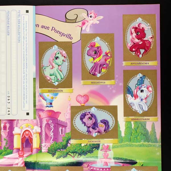 My little Pony 2007 Panini Sticker Album komplett