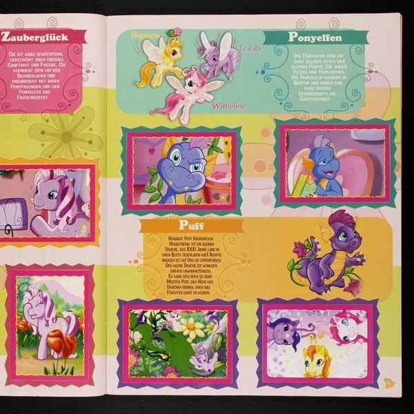 My little Pony 2007 Panini Sticker Album komplett