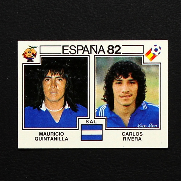 Espana 82 Panini Sticker Quintanilla - Rivera