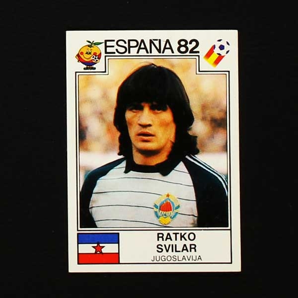 Espana 82 Nr. 327 Panini Sticker Ratko Svilar