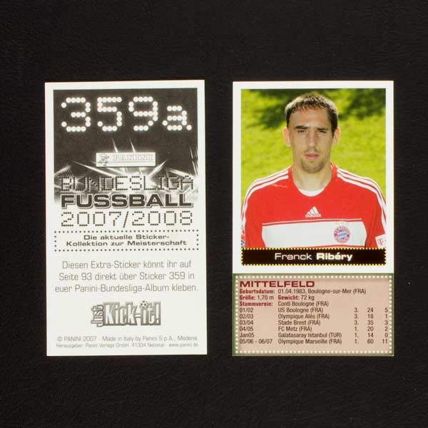 Frank Ribery Panini Fußball 2007 extra Sticker