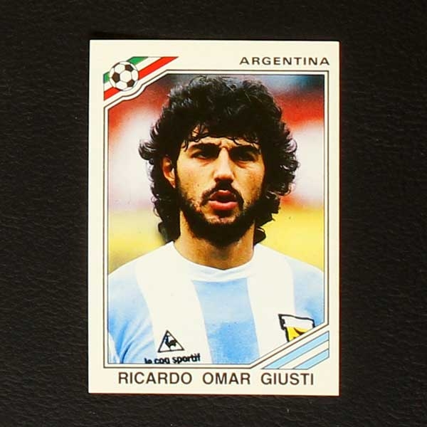 Mexico 86 No. 081 Panini sticker Ricardo Omar Giusti