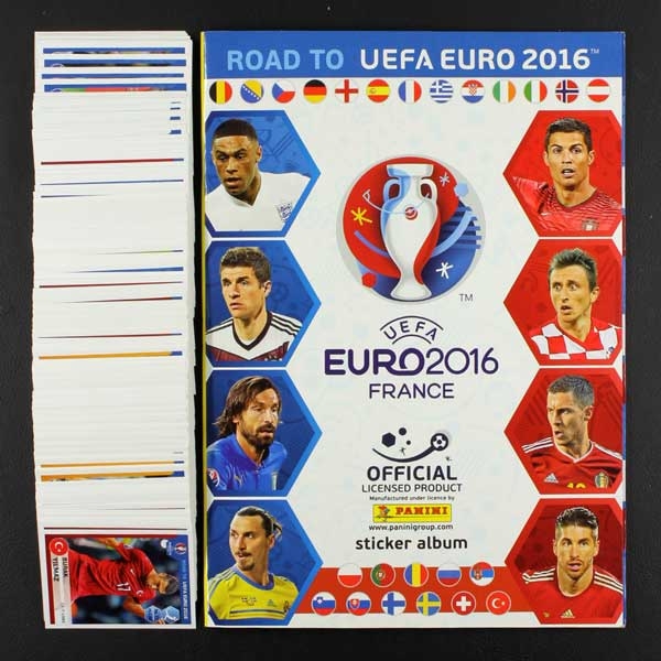 Road to Euro 2016 Panini sticker album StickerWorldwide