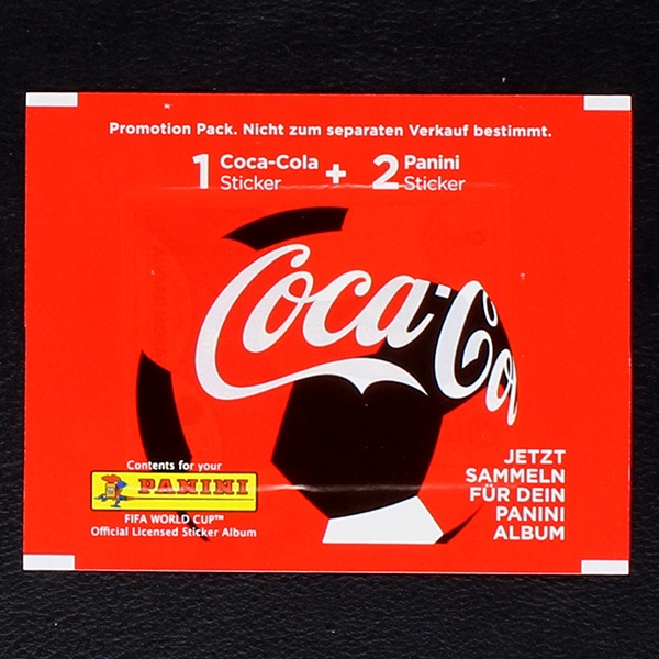 Russia 2018 Coca Cola Panini Sticker Tüte