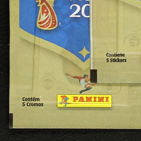 Russia 2018 Panini sticker bag - Brasil Versionen 2x