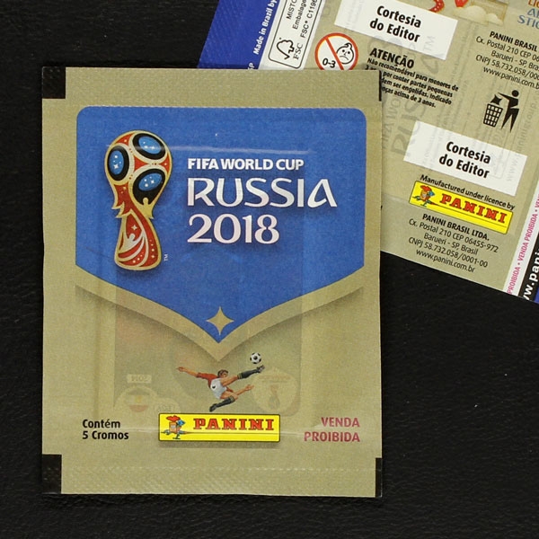 Russia 2018 Panini sticker bag Brasil Gratis Variant