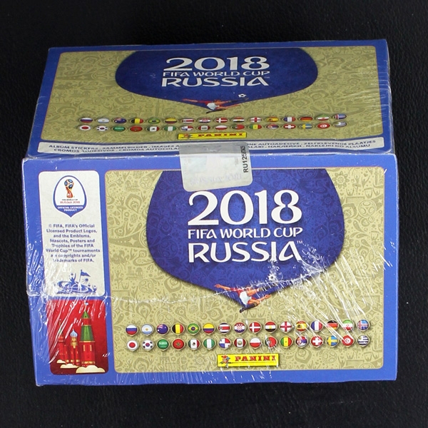 Russia 2018 Panini Sticker Box UK Version