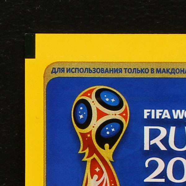 Russia 2018 Panini Tüte - russische McDonalds Version