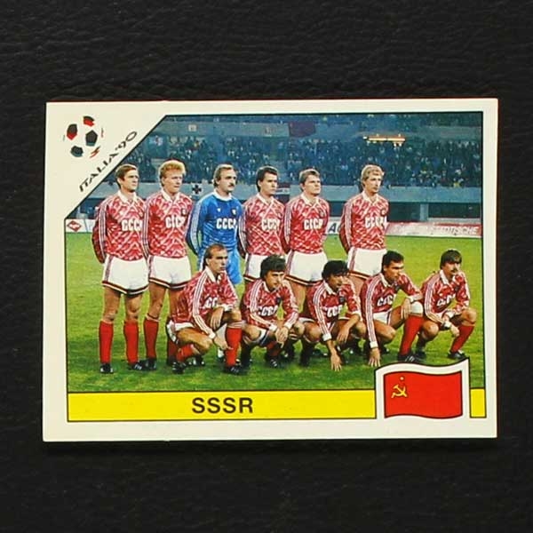 Italia 90 No. 136 Panini sticker SSSR team
