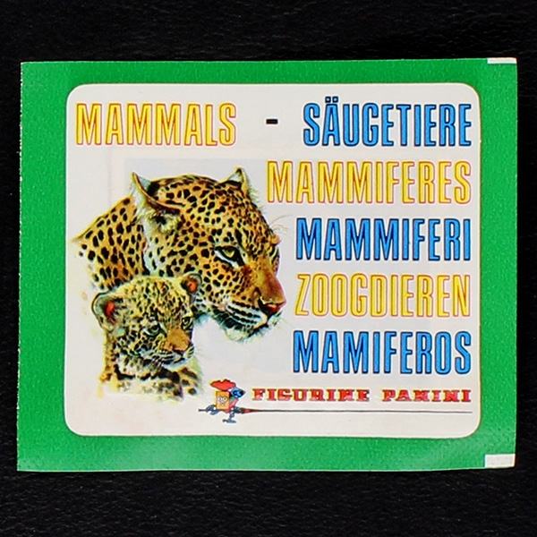 Säugetiere 1981 Panini Sticker Tüte