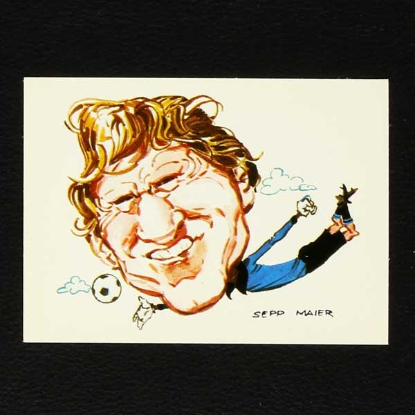 Sepp Maier Bergmann Sticker Fußball 83 Karikatur