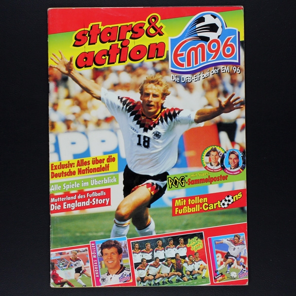 Euro 96 Stars und Action Ferrero Album complete