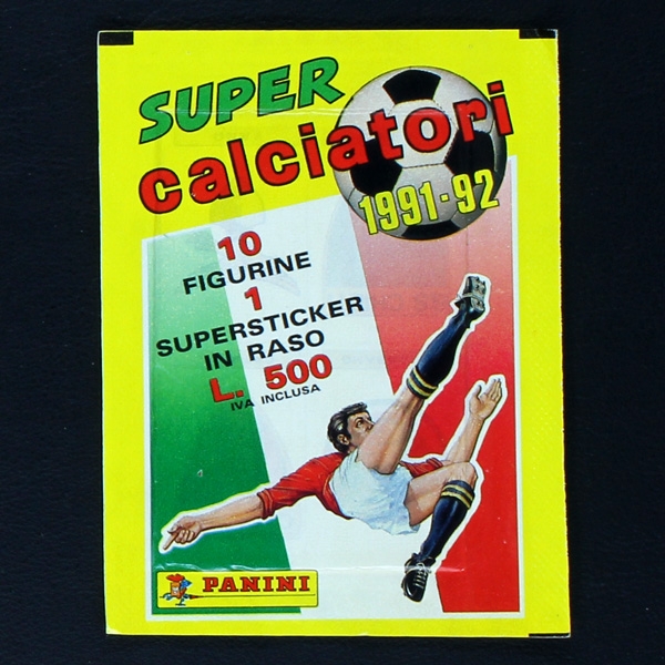 Super Calciatori 1991 Panini Sticker Tüte
