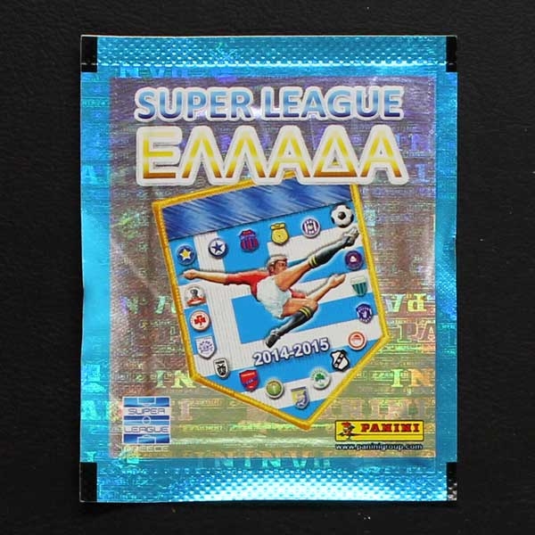 Super League 2014 Panini sticker bag greece