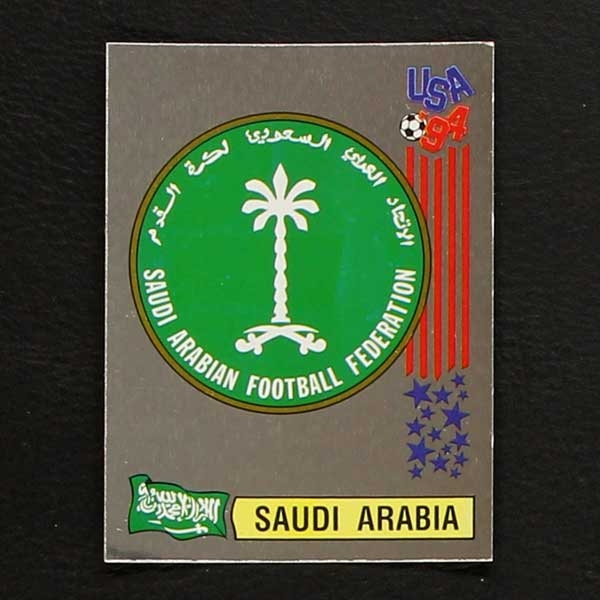 USA 94 Nr. 319 Panini Sticker Wappen Saudi Arabia