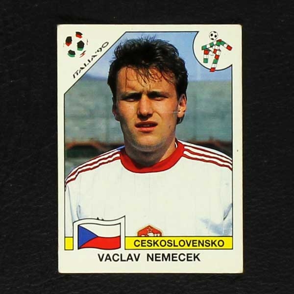 Italia 90 Nr. 090 Panini Sticker Vaclav Nemecek
