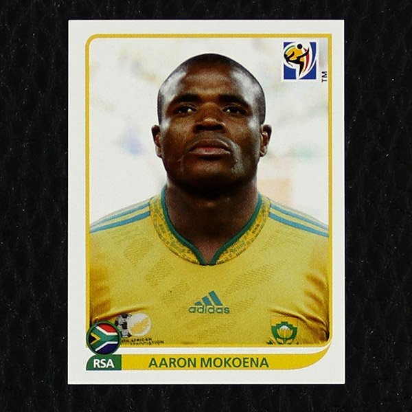 Aaron Mokoena Panini Sticker No. 38 - South Africa 2010