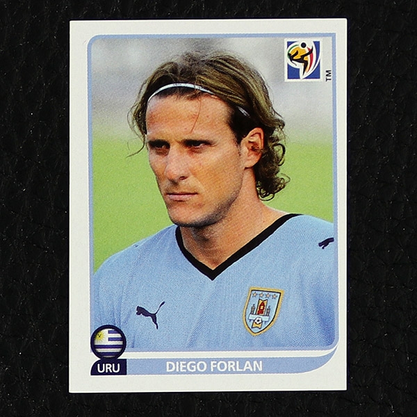 Diego Forlan Panini Sticker No. 85 - South Africa 2010