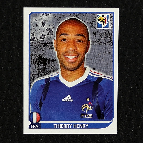 Thierry Henry Panini Sticker No. 103 - South Africa 2010