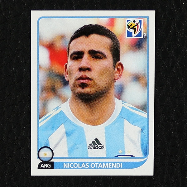 Nicolas Otamendi Panini Sticker No. 112 - South Africa 2010