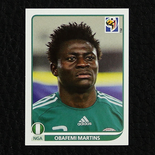 Obafemi Martins Panini Sticker Nr. 142 - South Africa 2010