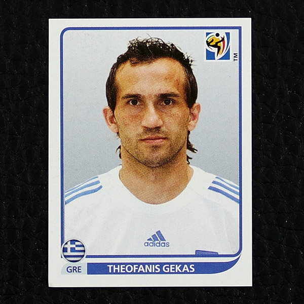 Theofanis Gekas Panini Sticker No. 179 - South Africa 2010