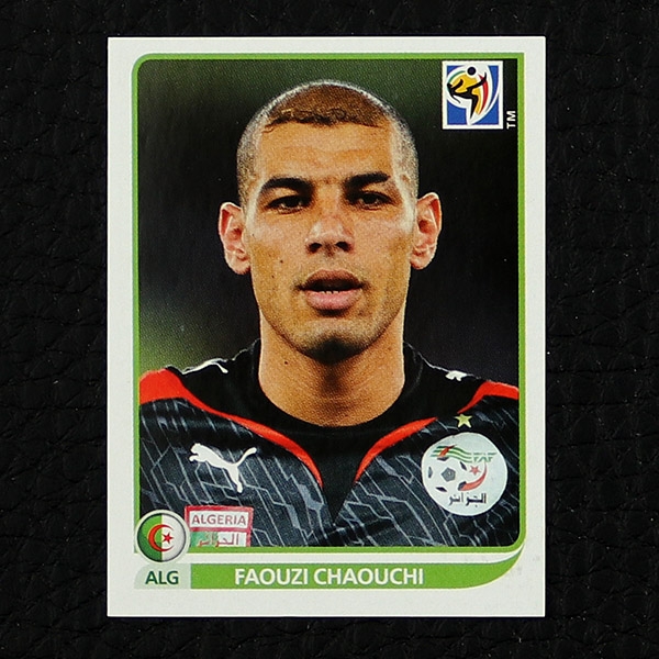 Faouzi Chaouchi Panini Sticker No. 222 - South Africa 2010