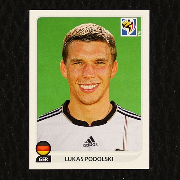 Lukas Podolski Panini Sticker No. 274 - South Africa 2010