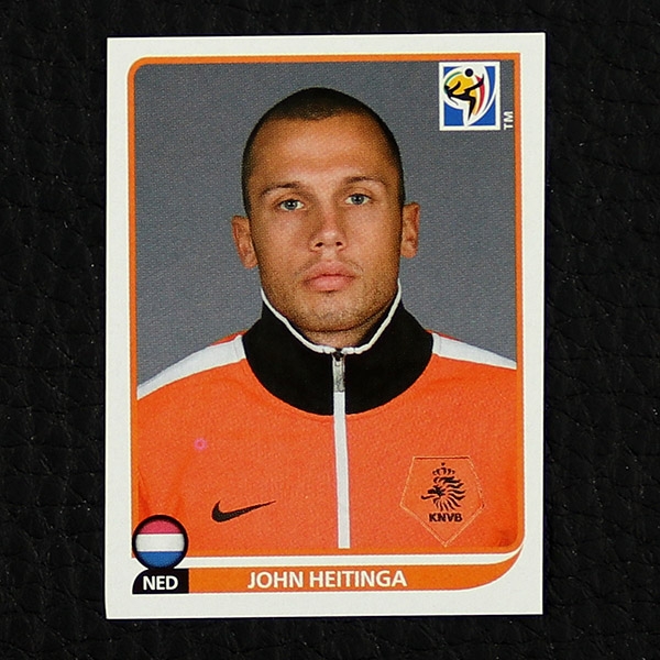 John Heitinga Panini Sticker No. 339 - South Africa 2010