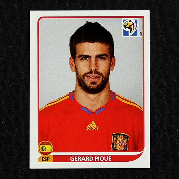 Gerard Pique Panini Sticker Nr. 566 - South Africa 2010