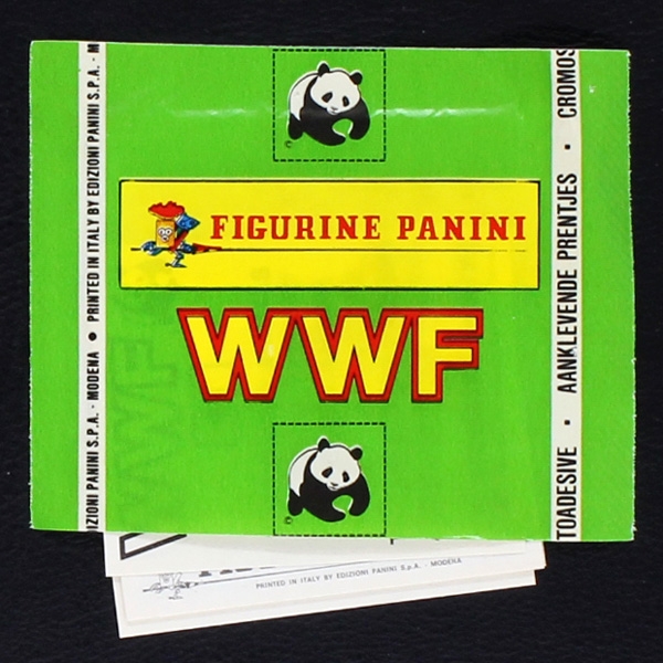 WWF Bedrohte Tierwelt 1986 Panini Sticker Tüte - 6 Versionen
