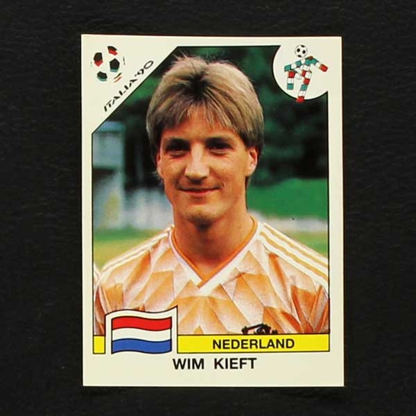 Italia 90 Nr. 418 Panini Sticker Wim Kieft