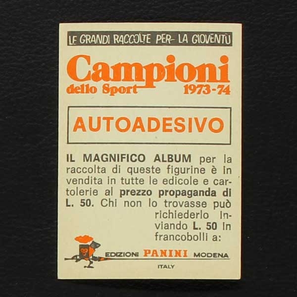 Amaro Amancio Panini sticker Campioni dello Sport 1973