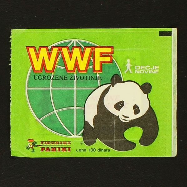 WWF 1986 Panini Sticker Tüte Decje Novine Version