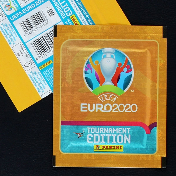 Euro 2020 Tournament Panini Sticker Tüte deutsche Version