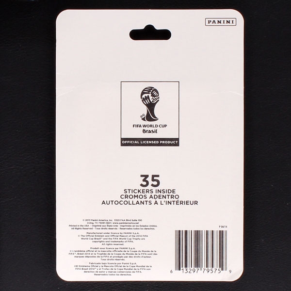 Brasil 2014 Panini Sticker Tüten - US Blister Version