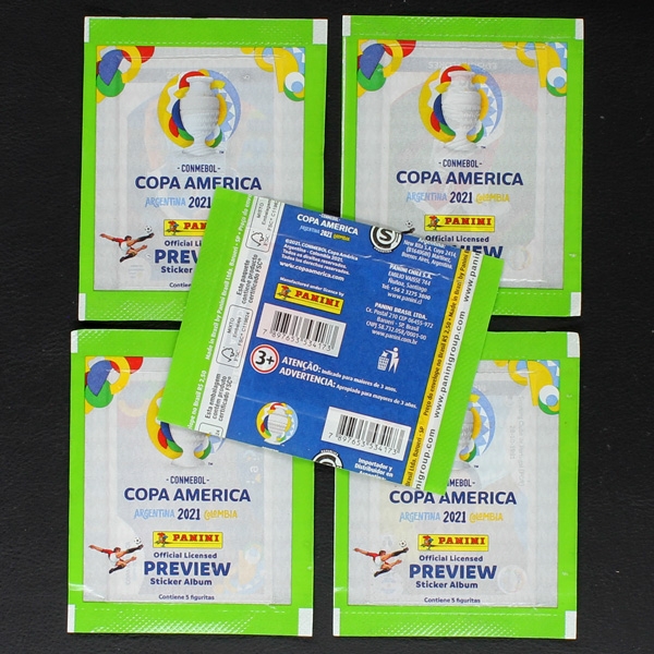 Copa America 2021 Preview Panini Tüten Chile Version