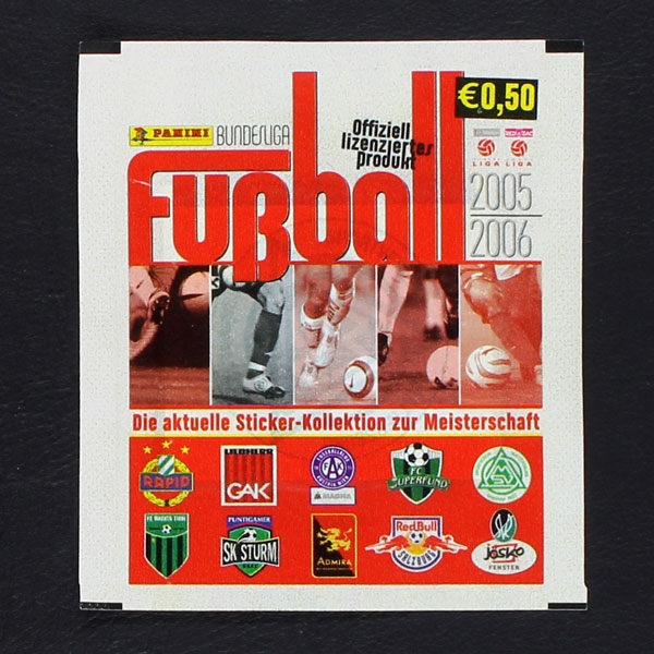 Fußball 2005 Panini Sticker Tüte Österreich