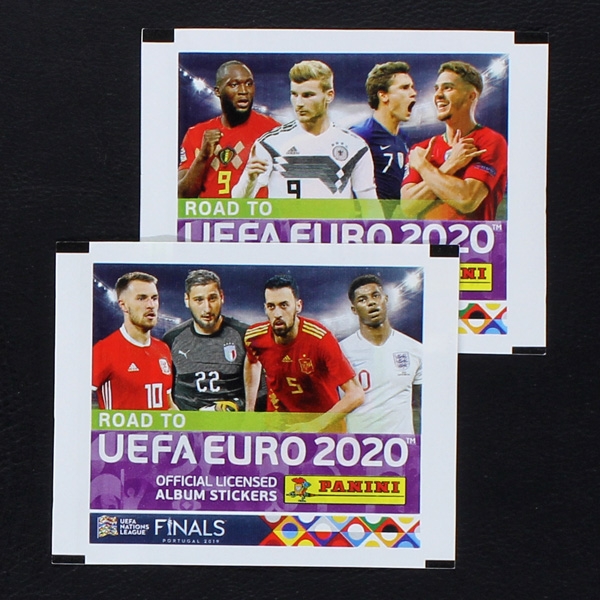 Road to Euro 2020 Panini sticker bag 2 variants