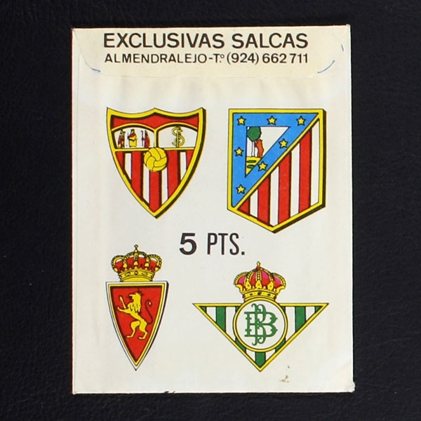 Super Adhesivos Futbol Sticker Tüte Spanien