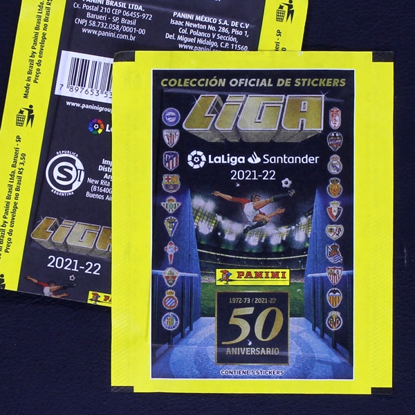 Liga 2021 Panini sticker bag - Brasil Version
