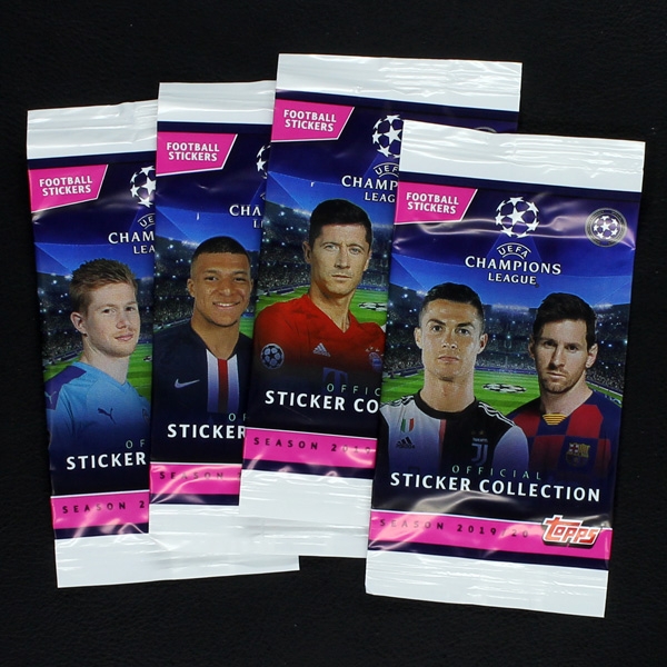 Champions League 2019 Topps Sticker Tüte - Brasil Version