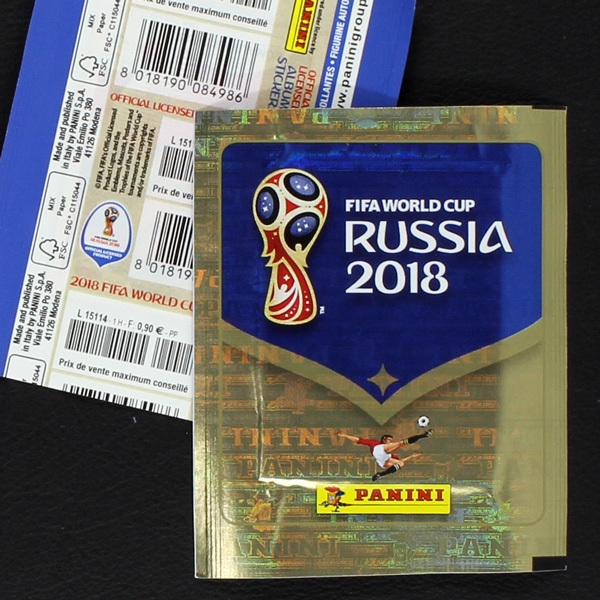 Russia 2018 Panini Sticker Tüte - französische Version